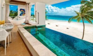 Caribbean honeymoon resorts with stunning ocean views