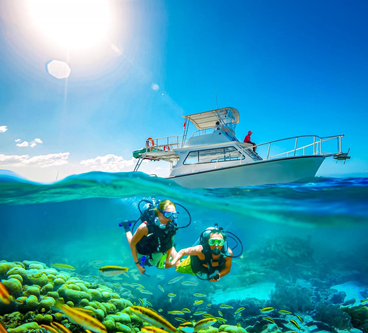 Top-rated island resorts with exceptional scuba diving and snorkeling opportunities